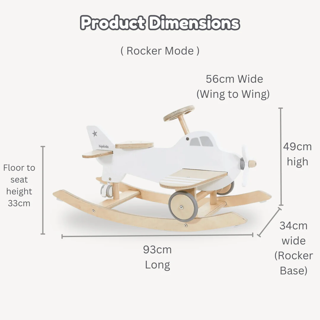 Aeroplane Ride On/Rocker - Image 8