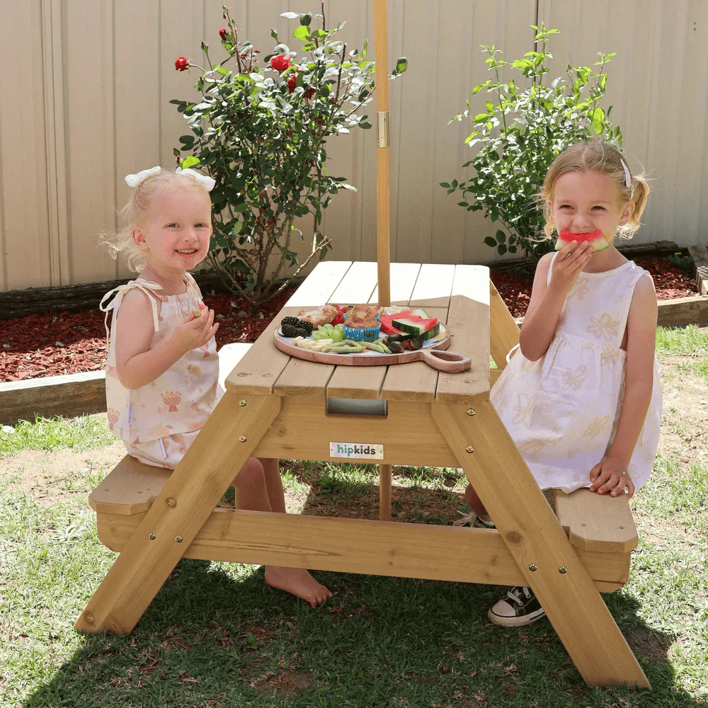 Kids Sand Water / Picnic Table with Tassel Umbrella - Preorder - Image 7