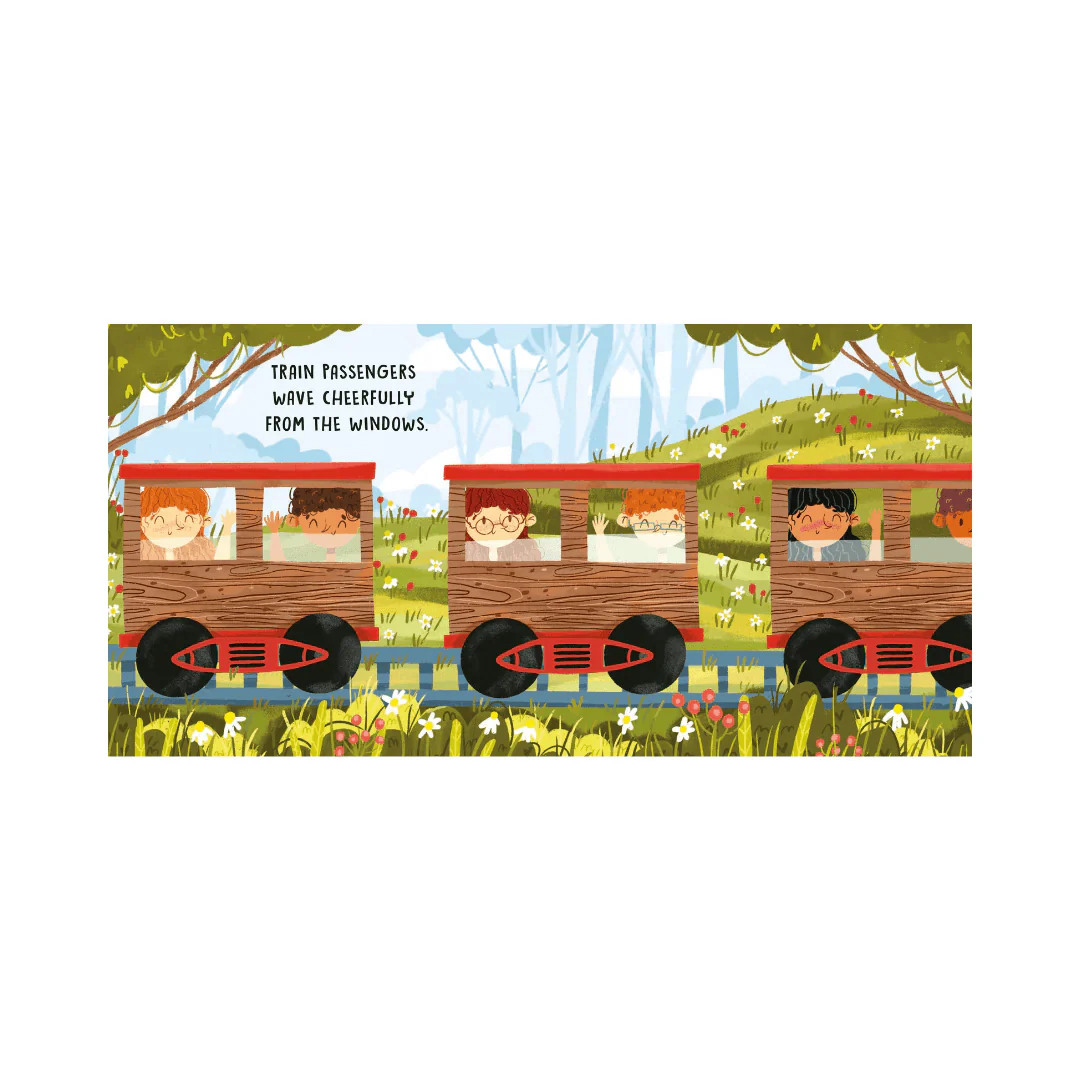 Sassi Board Book Sweet Sounds Stories - Vehicles - Image 3