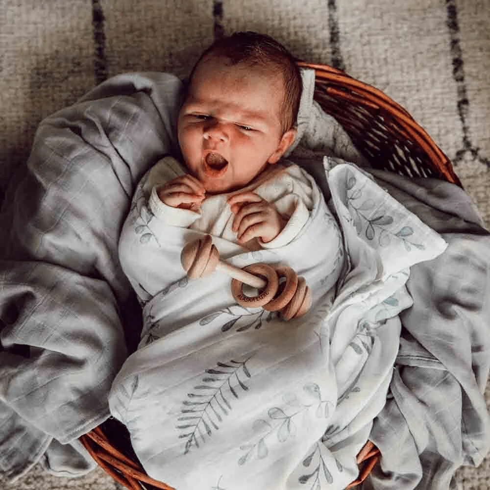 Snuggle Hunny Wild Fern Organic Muslin Wrap