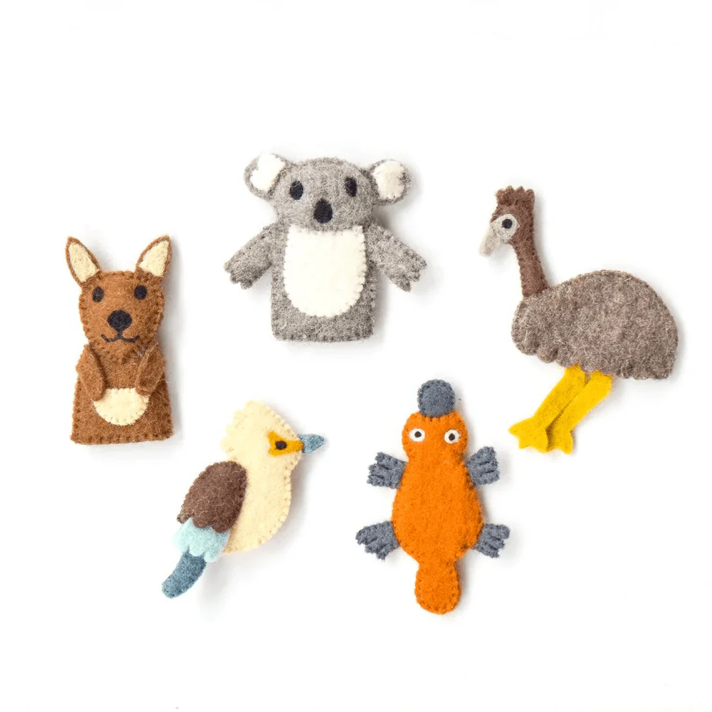 Tara Treasures Australian Animals A Finger Puppet Set - Image 4
