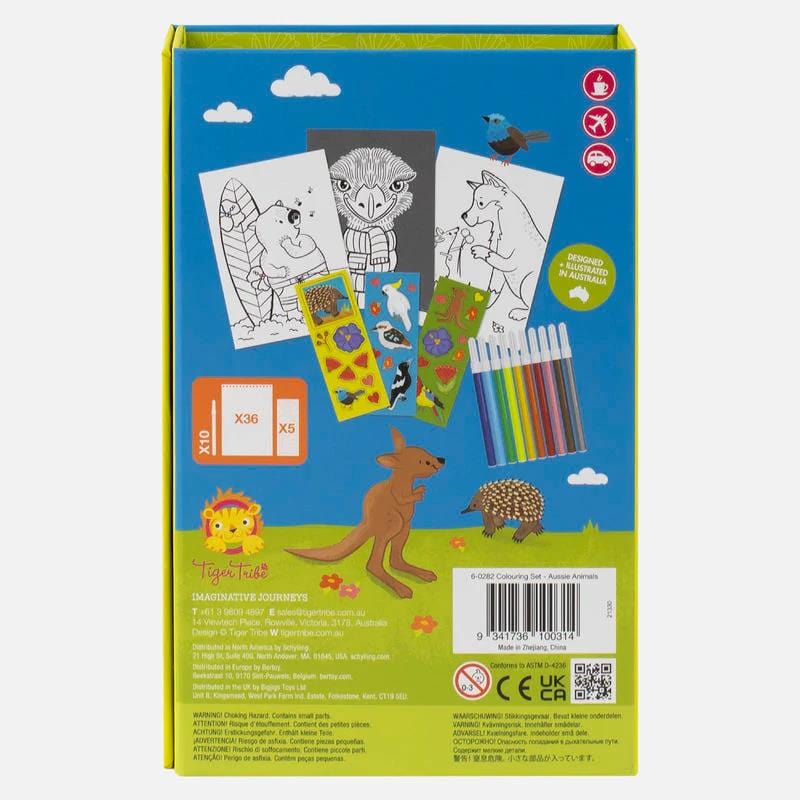 Tiger Tribe Colouring Set - Aussie Animals - Image 8
