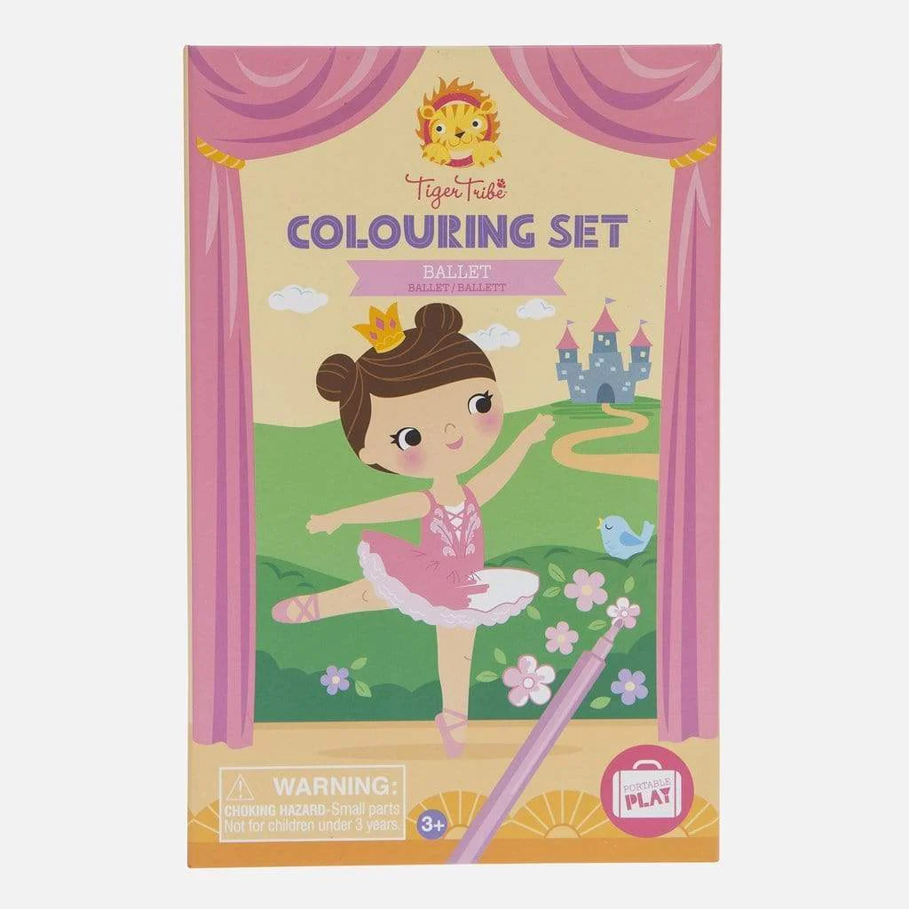 Tiger Tribe Colouring Set - Ballet - Image 4