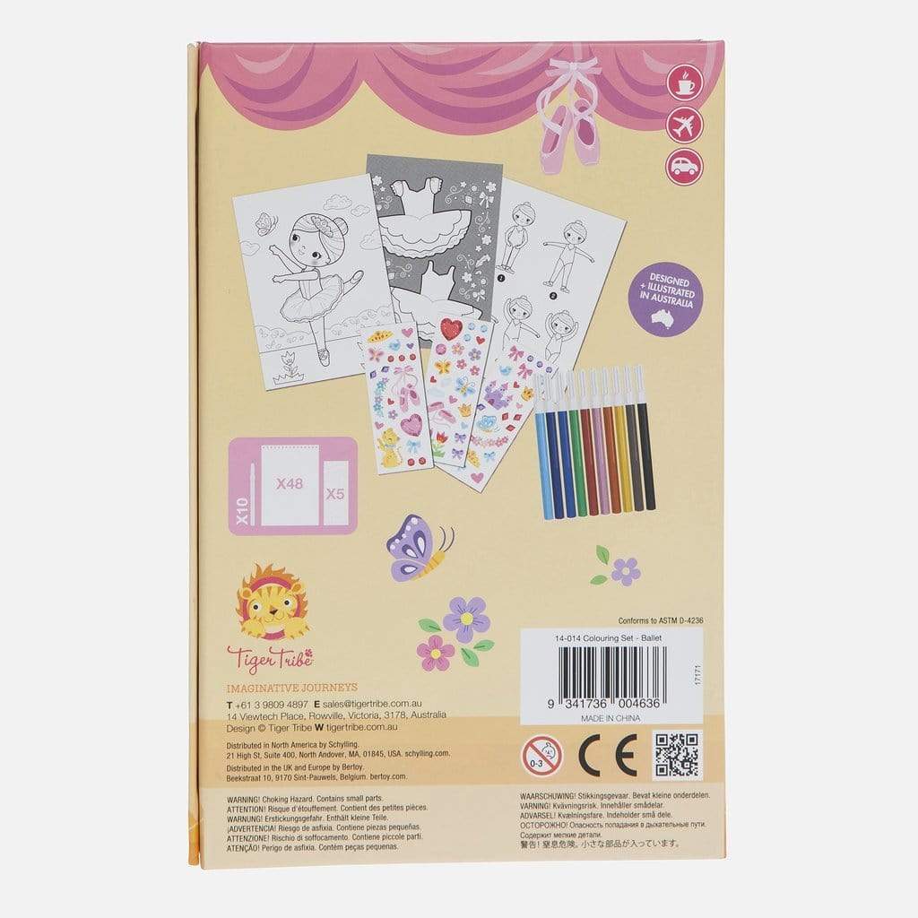 Tiger Tribe Colouring Set - Ballet - Image 5