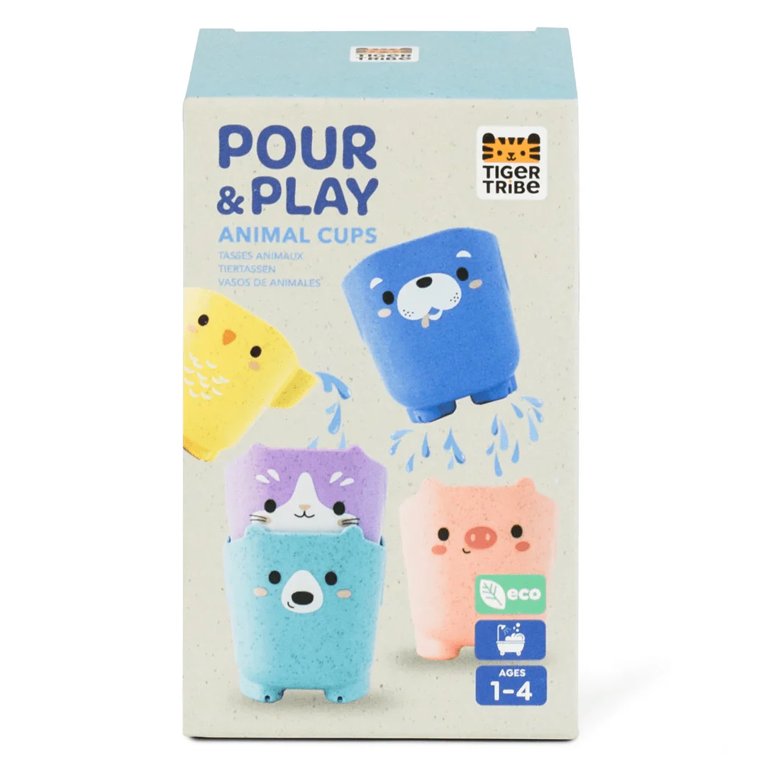 Tiger Tribe Pour & Play - Animal Cups - Image 5