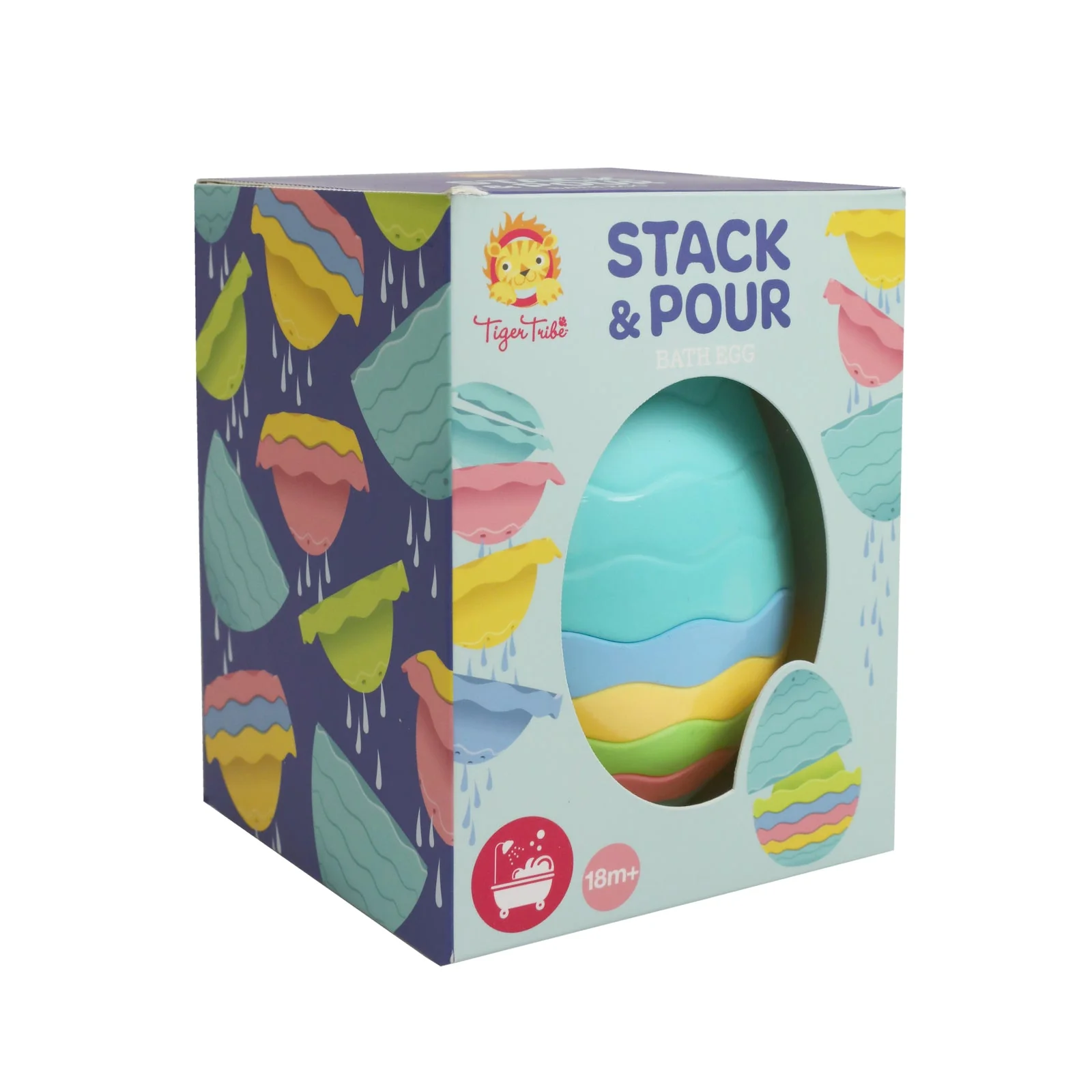 Tiger Tribe Stack & Pour - Bath Egg - Eco - Image 4