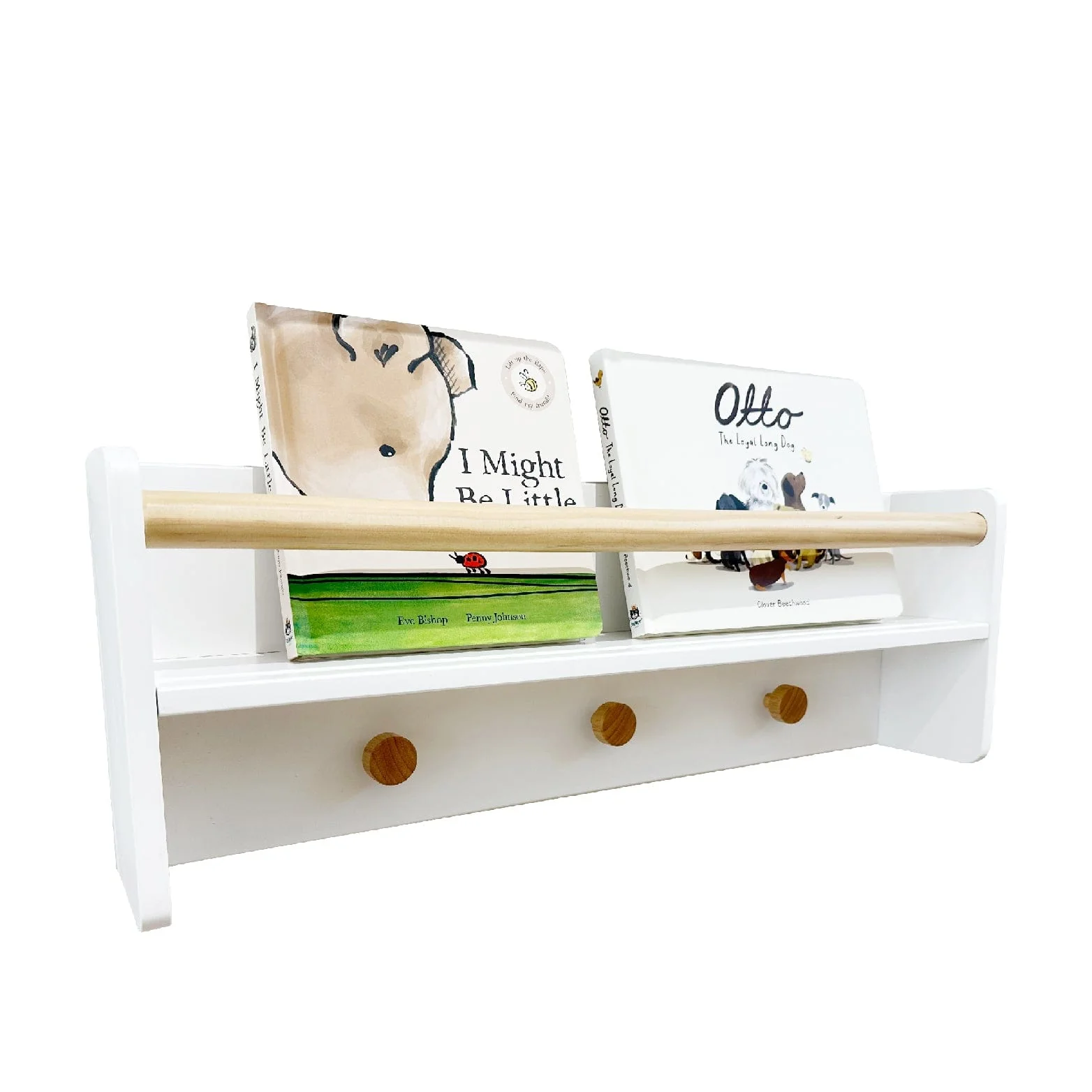TULLY Wall Mounted Shelf with Hooks - Image 5