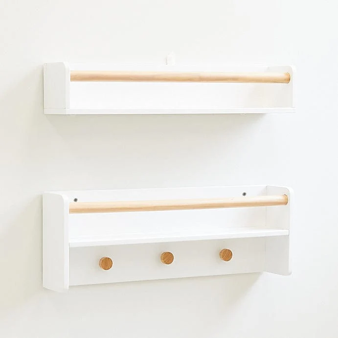 TULLY Wall Mounted Shelf with Hooks - Image 6