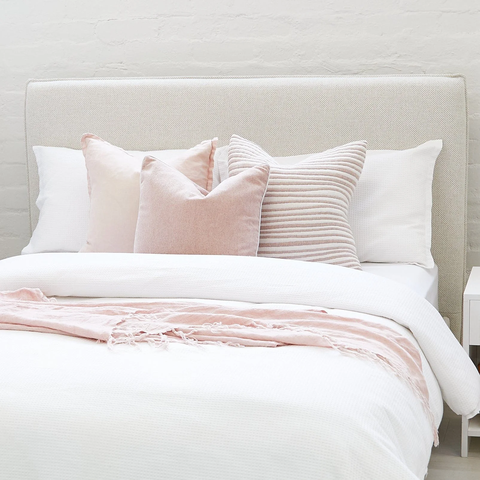Willow Upholstered Bed Nordic Latte - Image 11