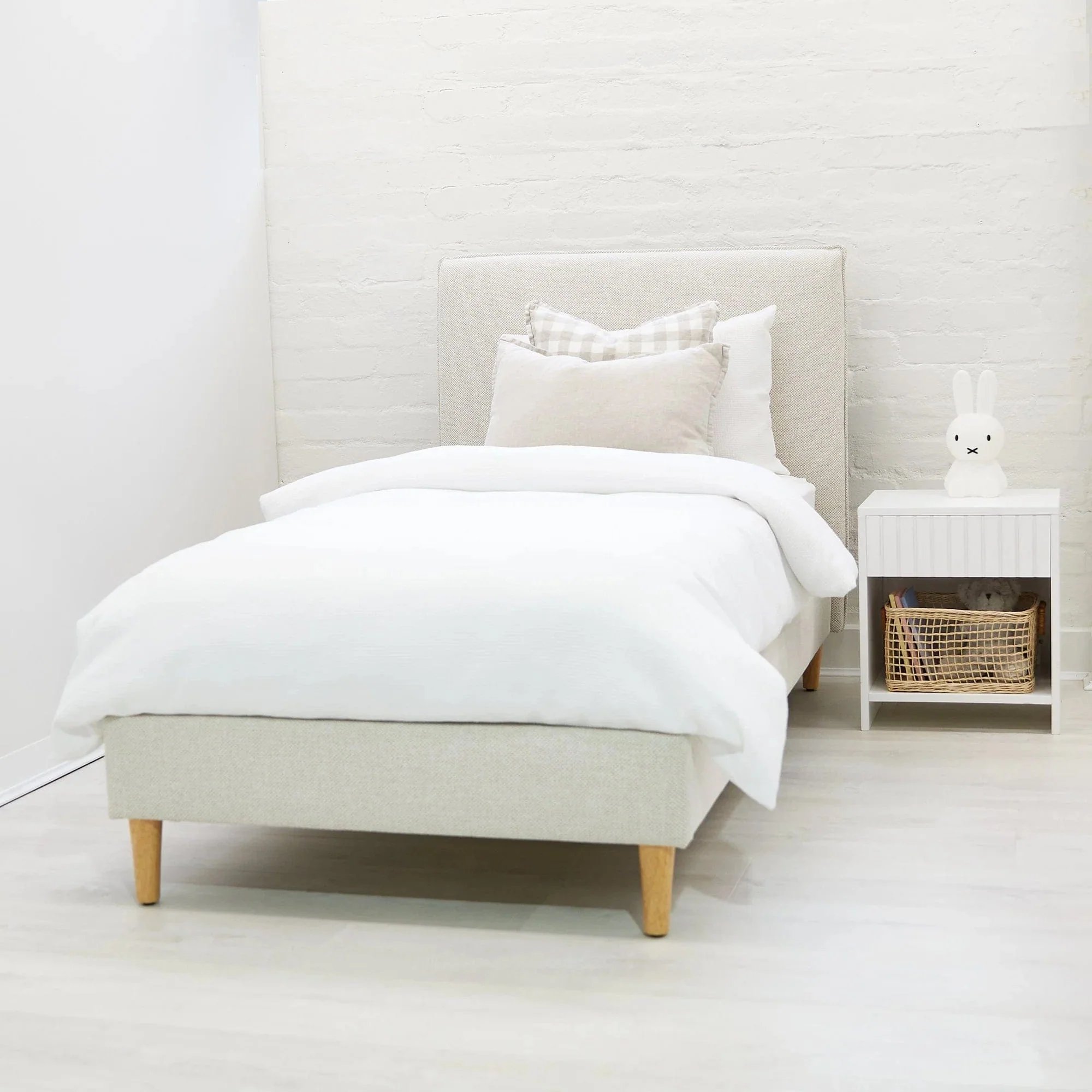 Willow Upholstered Bed Nordic Latte - Image 23