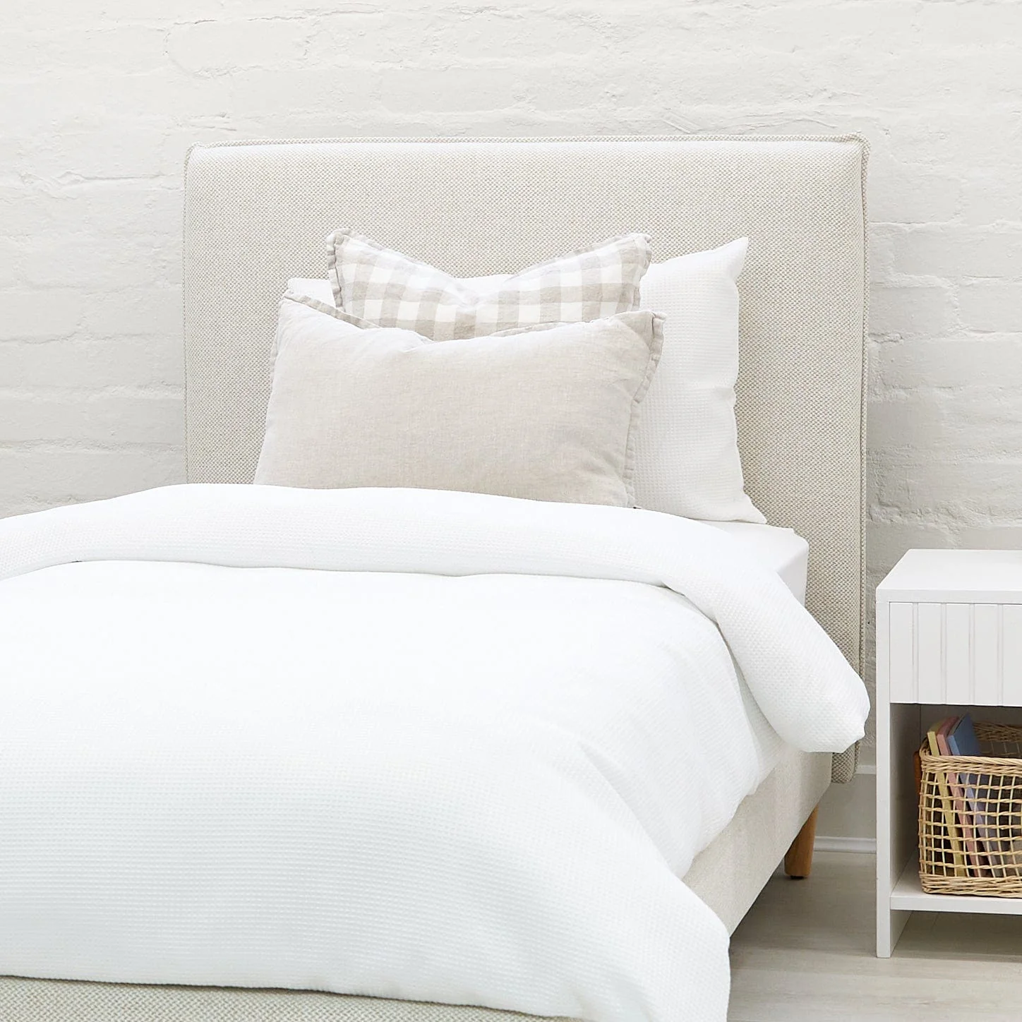 Willow Upholstered Bed Nordic Latte - Image 24