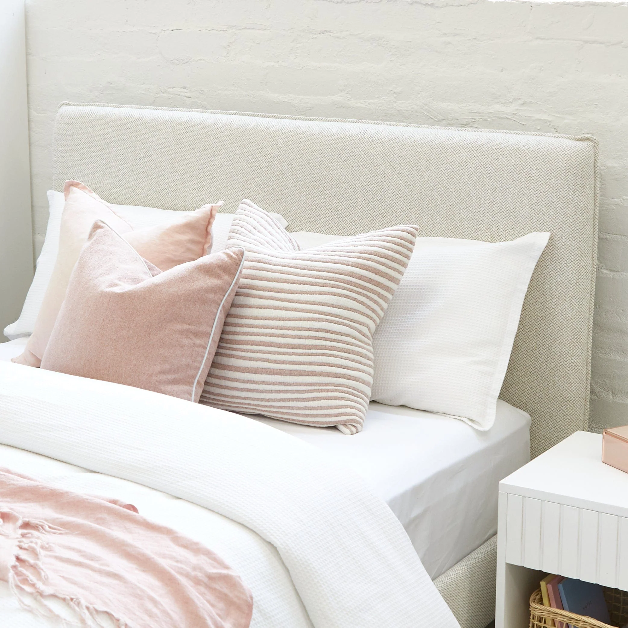 Willow Upholstered Bed Nordic Latte - Image 26