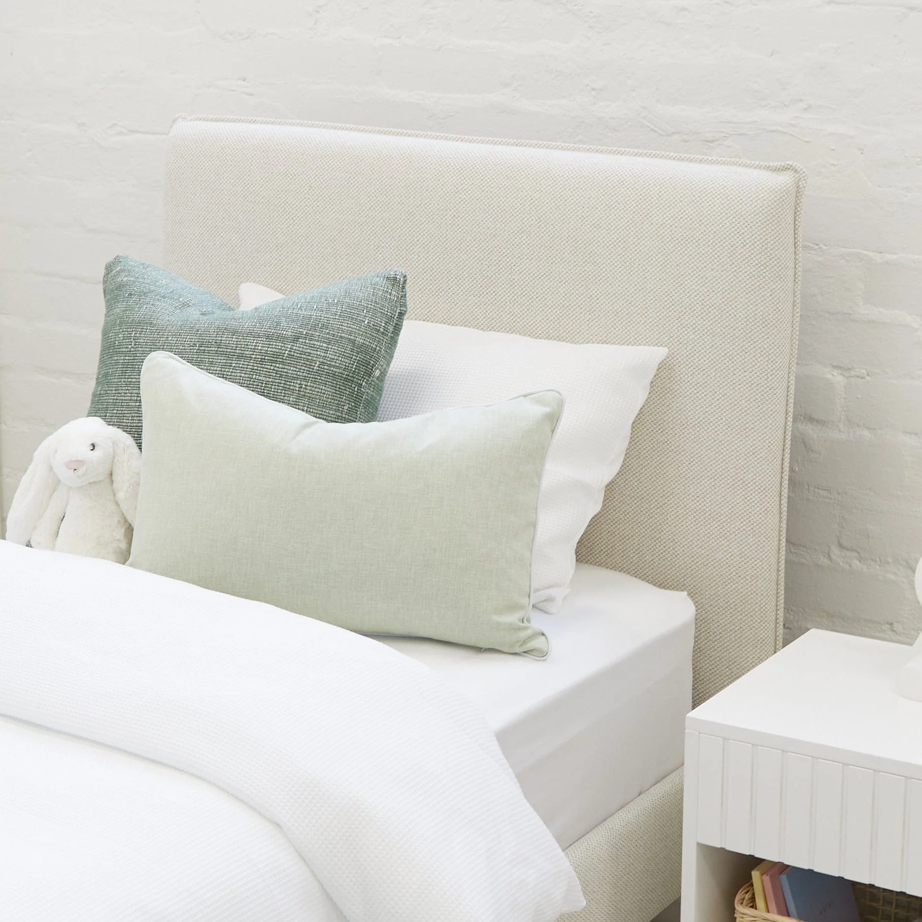 Willow Upholstered Bed Nordic Latte - Image 29
