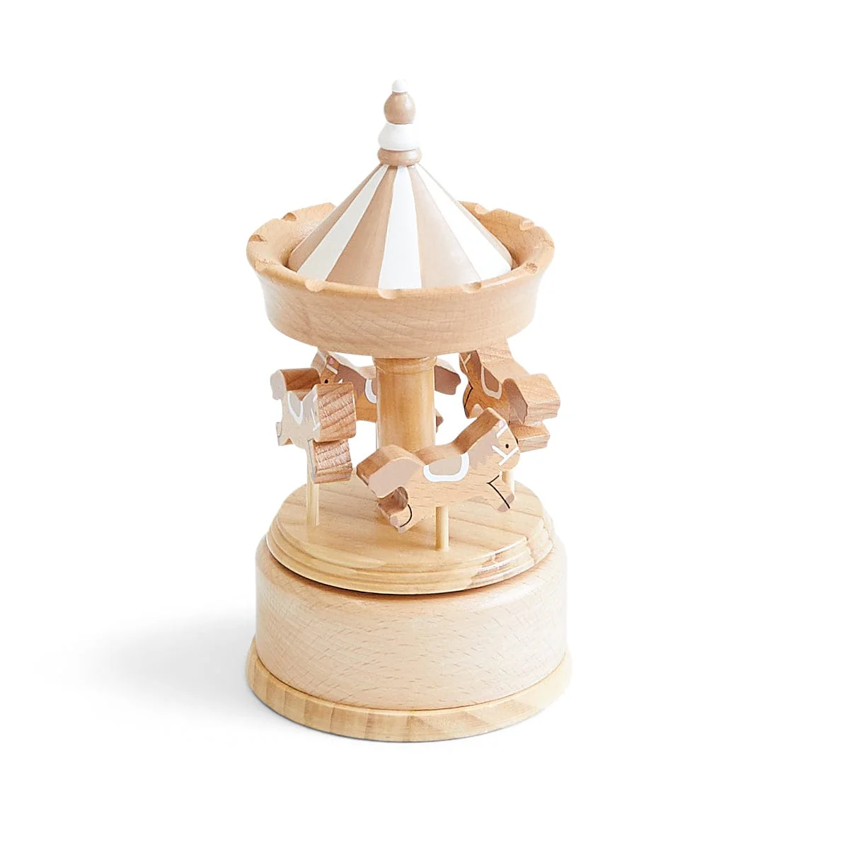Wooden Musical Carousel - Horses - Preorder - Image 2