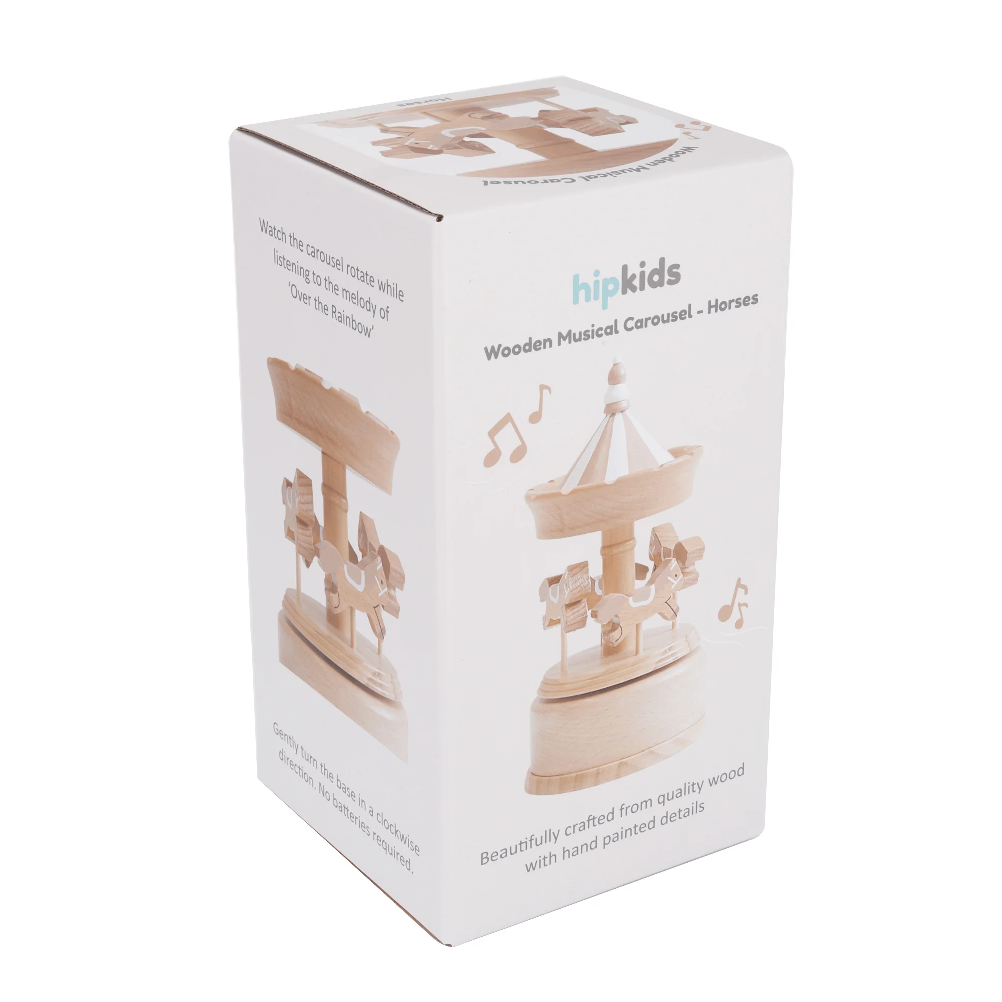 Wooden Musical Carousel - Horses - Preorder - Image 5