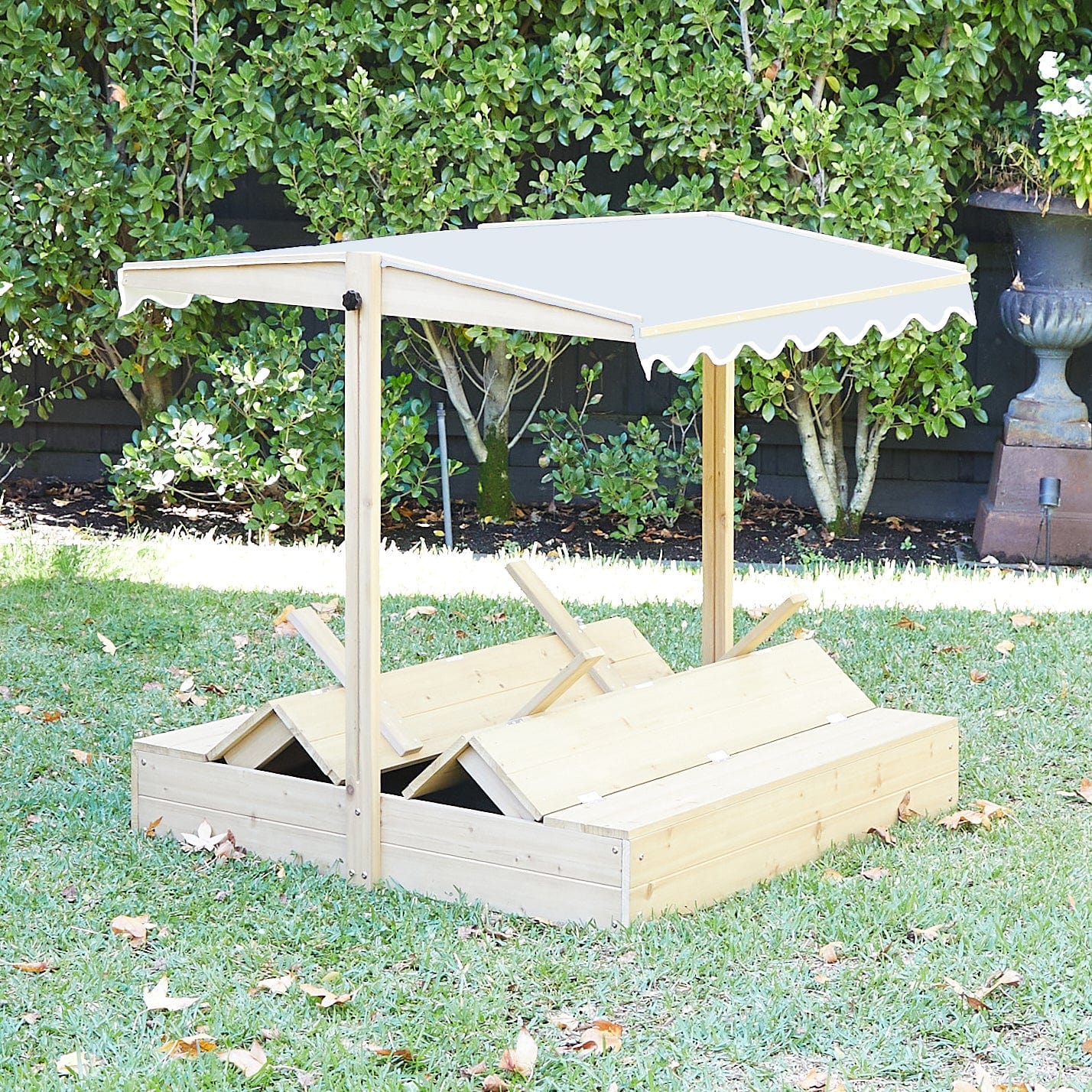 Sand Pit with Adjustable Canopy & Bench Seating - Preorder - Image 6