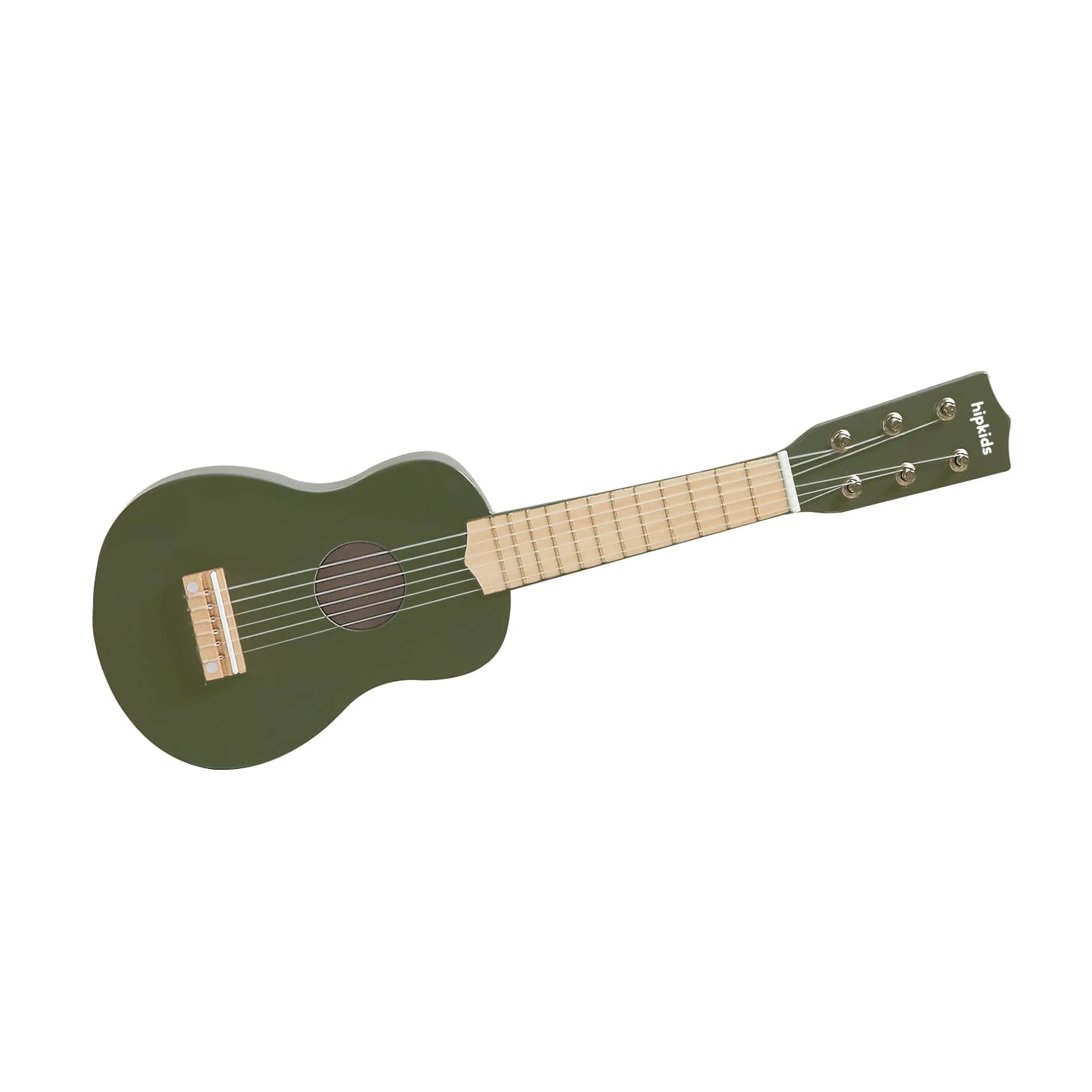Wooden Toy Guitar Olive - Image 3